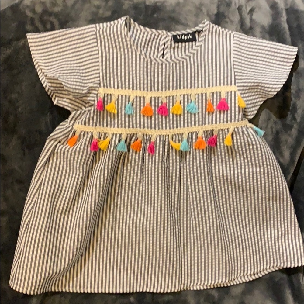 NWOT kidpik blouse Girls Size 10